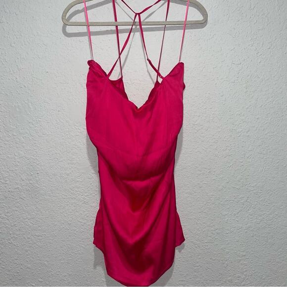 Brigitte Herskind Orly Dress in Fusia Pink Size XL NWT - Picture 10 of 11